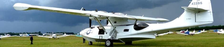 The Catalina prepares to depart before some stormy weather arrives overhead Waltham