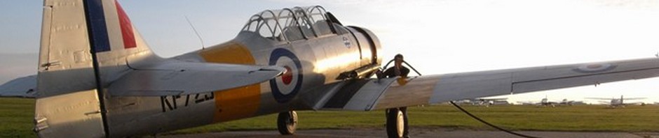 The Harvard refuelling at the pumps
