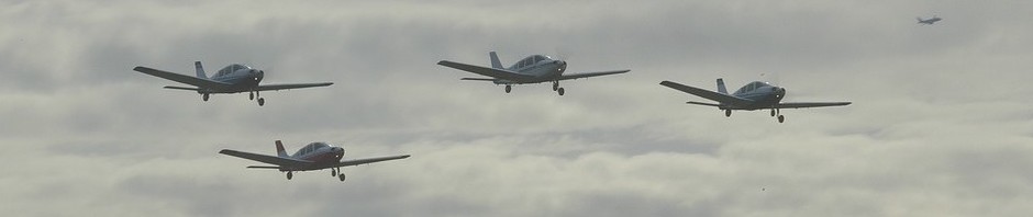 The Waltham Instructors take to the skies on Members Day